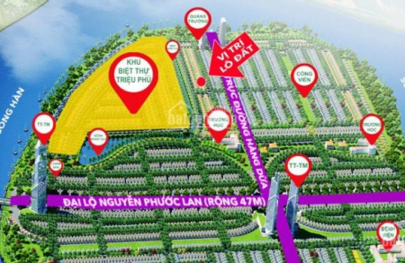 Còn lô hướng Đông Nam rẻ nhất đường Hàng Dừa Đảo VIP Hòa Xuân